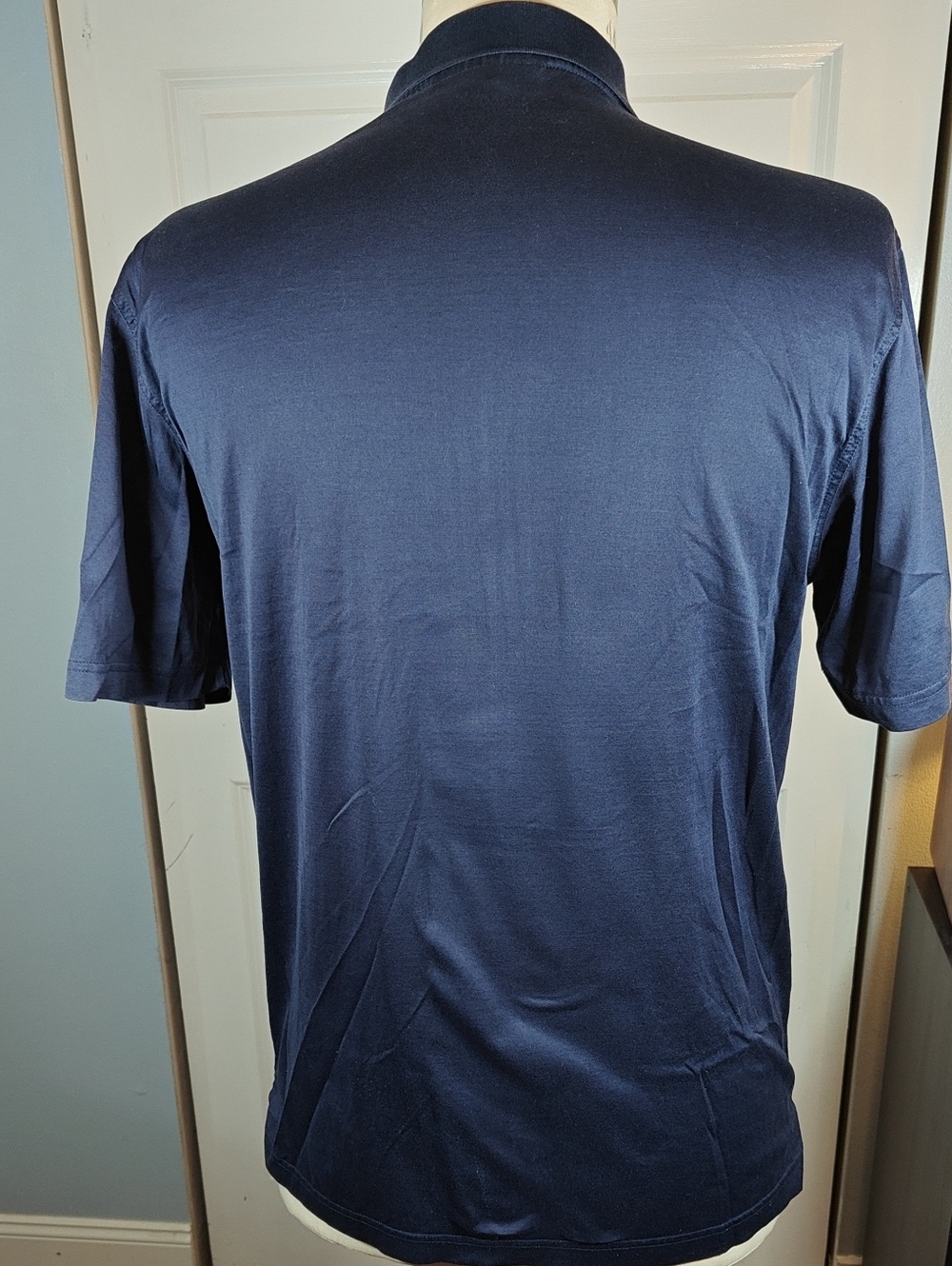 Augusta National Masters Collection Navy 100% Pima Cotton Golf Polo L READ - Picture 5 of 5